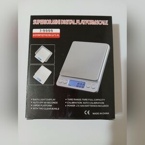 Mini Digital Platform Scale - Silver
